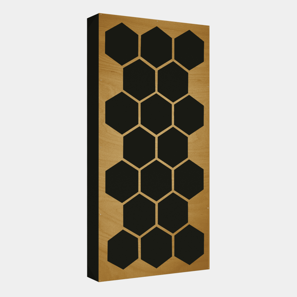 AbFuser Hexagon WOOD 100x50 6 CM