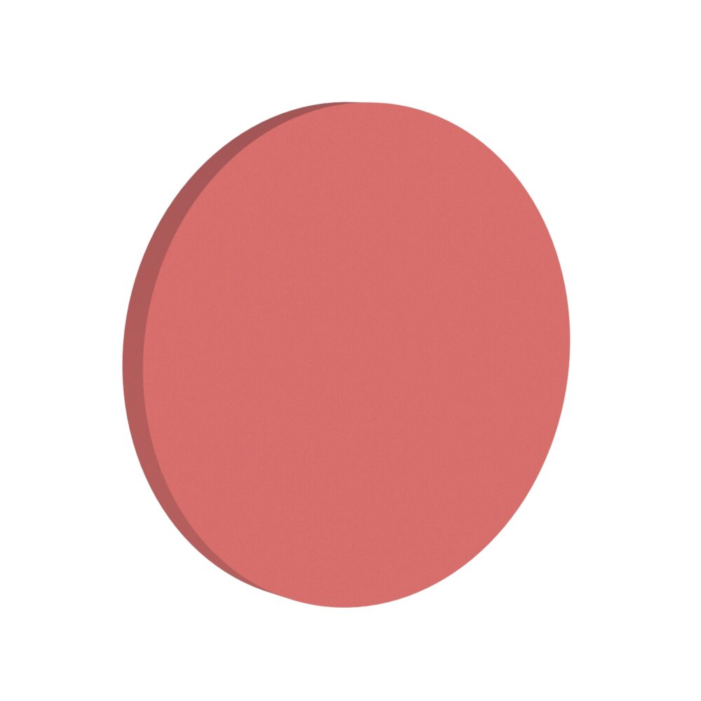 Basotect Foamly Circle - 3. Pastels – Red