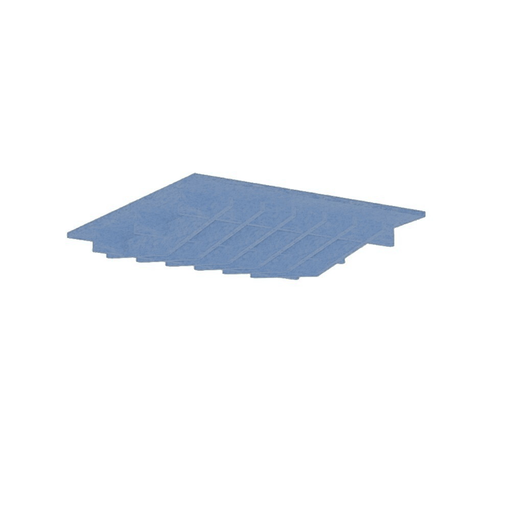 4 x Akustyczna Płyta Sufitowa T.3 ~ 1,44 m2 - 7. Blue