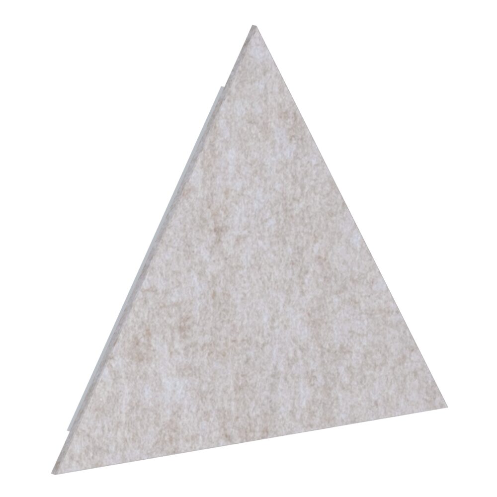 Panel Akustyczny Pro.Felt E.3 Triangle - 3. Light Beige, E.XL.3: 686 mm; H=595 mm