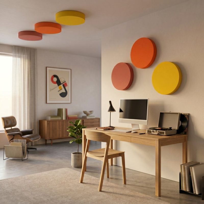 Foamly Circle w salonie z kinem domowym